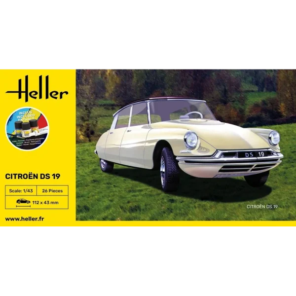 Heller - STARTER KIT Citroen DS 19 - 56162