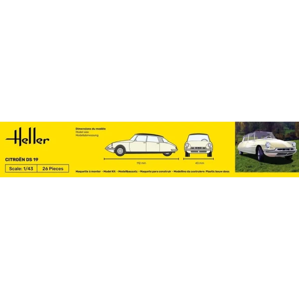 Heller - STARTER KIT Citroen DS 19 - 56162