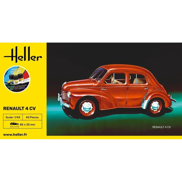 1000561740-2 Heller - STARTER KIT Renault 4 CV - 56174