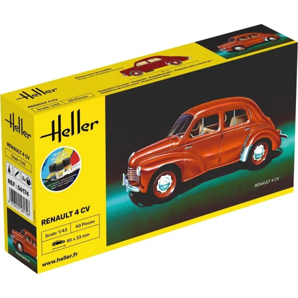 1000561740 Heller - STARTER KIT Renault 4 CV - 56174
