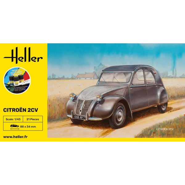 Heller - STARTER KIT Citroen 2 CV - 56175