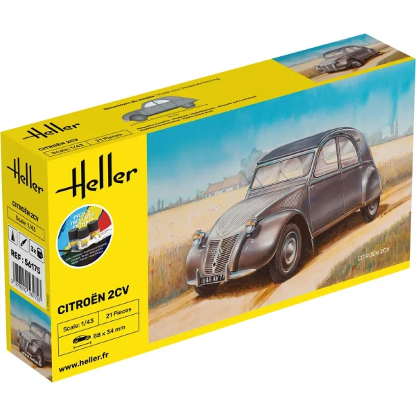 Heller - STARTER KIT Citroen 2 CV - 56175