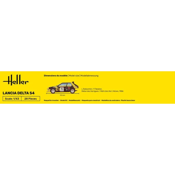 1000561770-4 Heller - STARTER KIT Lancia Delta S4 - 56177
