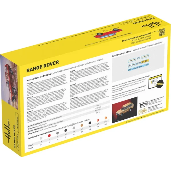 Heller - STARTER KIT Range Rover - 56181