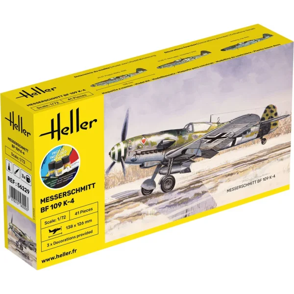 1000562290 Heller - STARTER KIT Messerschmitt Bf 109 K-4 - 56229