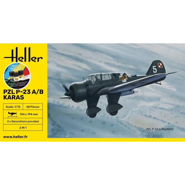 Heller - STARTER KIT PZL 23 Karas - 56247