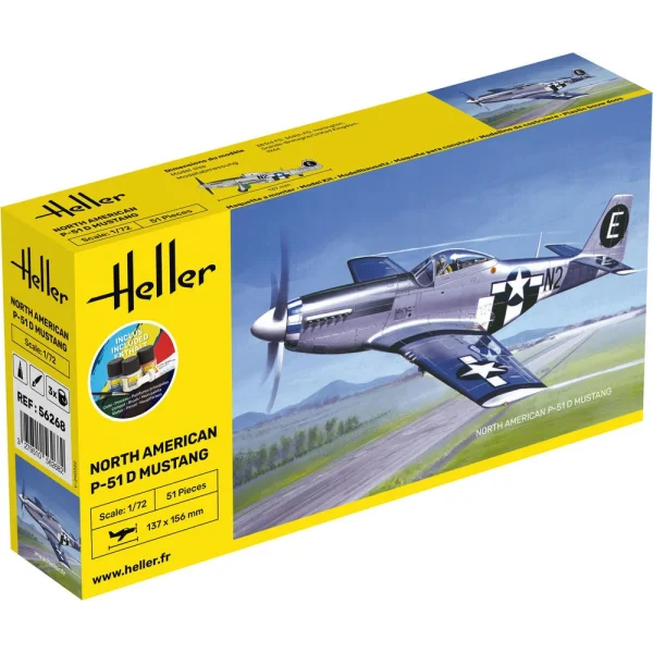 Heller - STARTER KIT P-51 Mustang - 56268
