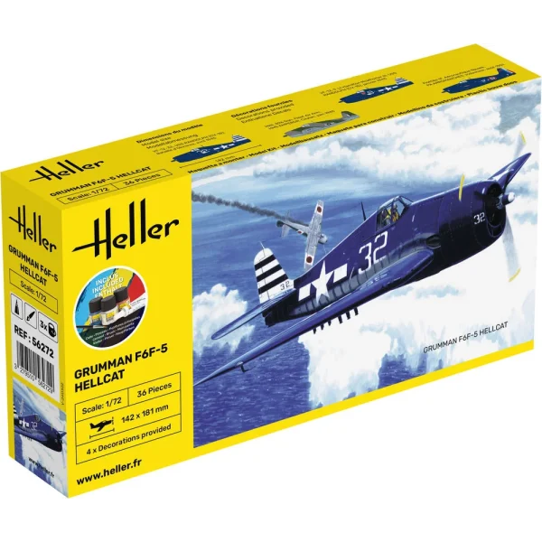Heller - STARTER KIT F6F Hellcat - 56272