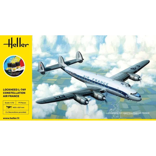 1000563100-2 Heller - STARTER KIT L-749 Constellation A.F. - 56310