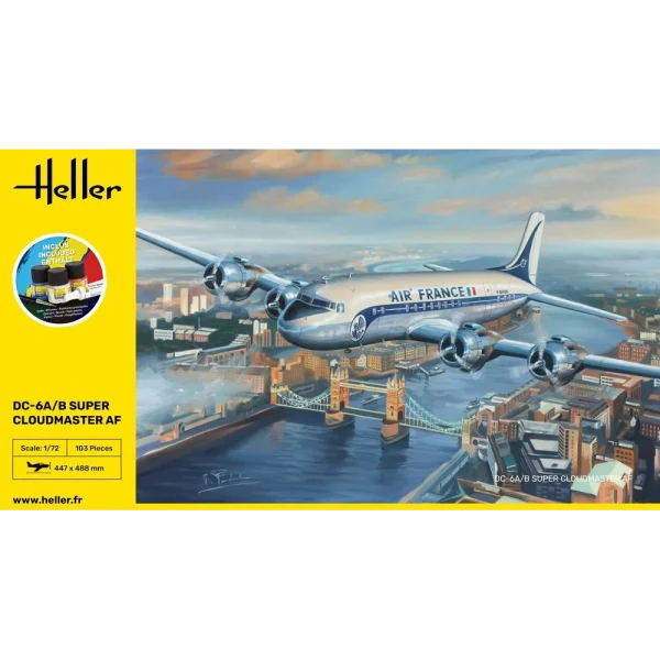 1000563150-2 Heller - STARTER KIT DC6 Super Cloudmaster AF - 56315