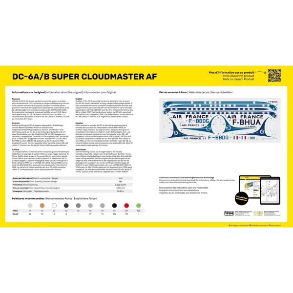 1000563150-3 Heller - STARTER KIT DC6 Super Cloudmaster AF - 56315