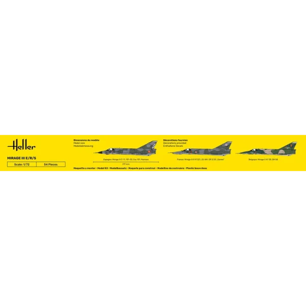 1000563230-4 Heller - STARTER KIT Mirage III E - 56323