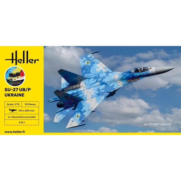 1000563710-2 Heller - STARTER KIT SU-27 UB/P Ukraine - 56371