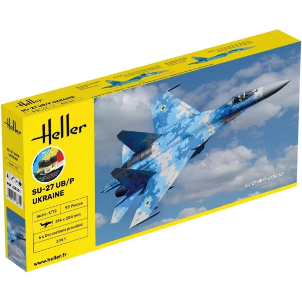 1000563710 Heller - STARTER KIT SU-27 UB/P Ukraine - 56371