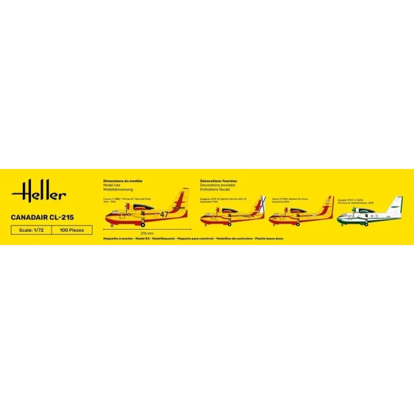Heller - STARTER KIT Canadair CL-215 - 56373