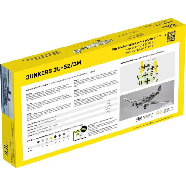 Heller - STARTER KIT Ju-52/3m - 56380
