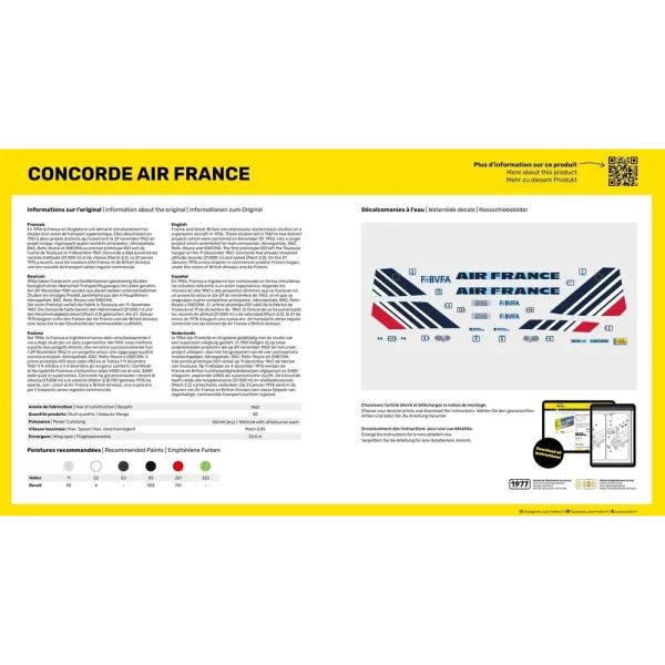 1000564450-3 Heller - STARTER KIT Concorde AF - 56445