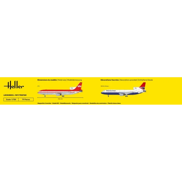 1000564510-4 Heller - STARTER KIT Lockheed L-1011 Tristar - 56451