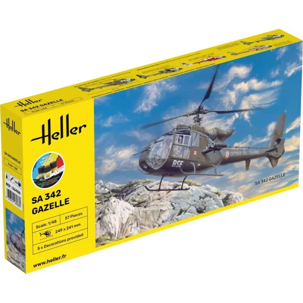 Heller - STARTER KIT SA 342 Gazelle - 56486