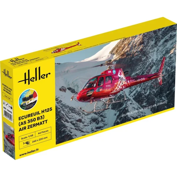 1000564900 Heller - STARTER KIT Ecureuil H125 (AS 350 B3) Air Zermatt - 56490