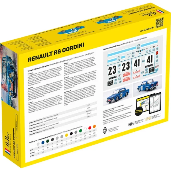 1000567000-1 Heller - STARTER KIT Renault R8 Gordini - 56700