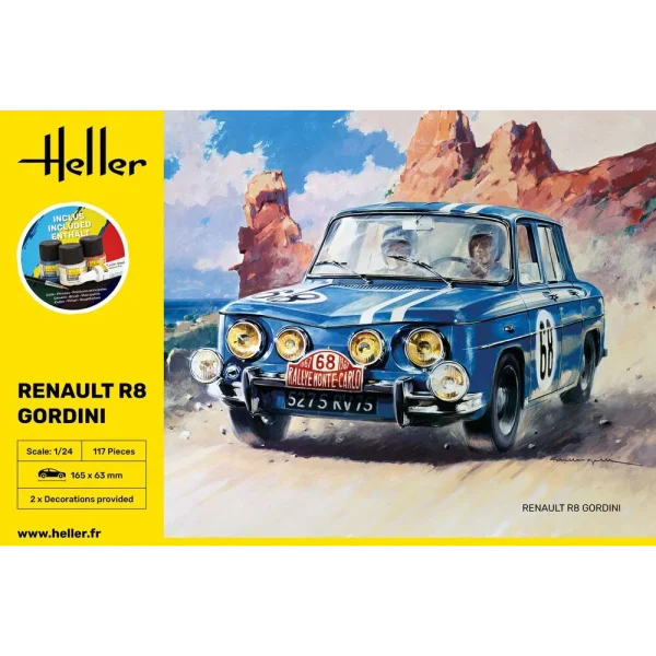 1000567000-2 Heller - STARTER KIT Renault R8 Gordini - 56700