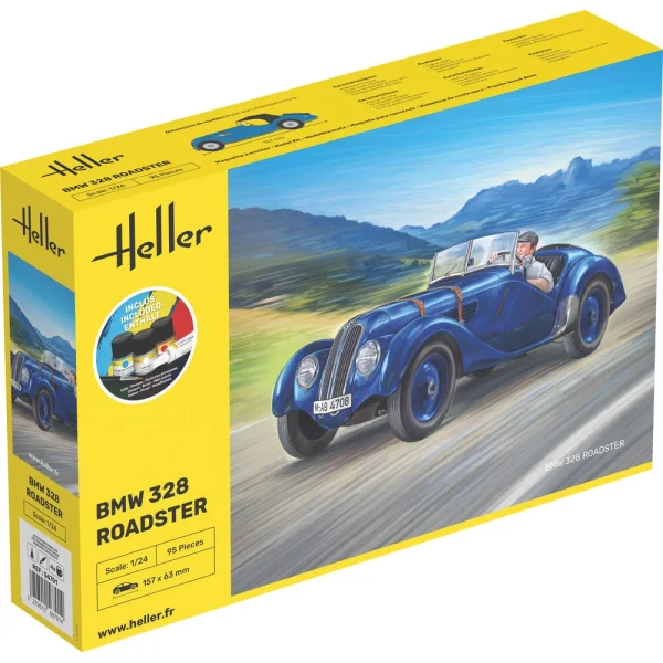 1000567010 Heller - STARTER KIT BMW 328 Roadster - 56701