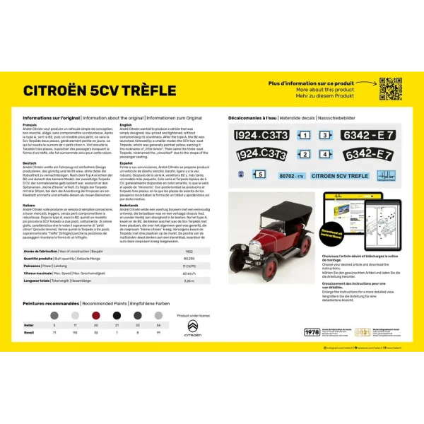 1000567020-3 Heller - STARTER KIT Citroen Trefle - 56702
