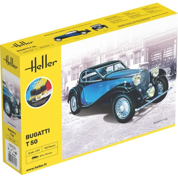 1000567060 Heller - STARTER KIT Bugatti T 50 - 56706