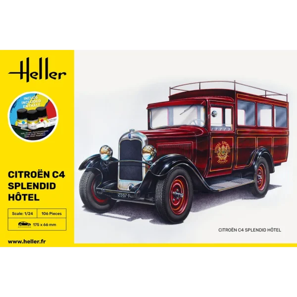 Heller - STARTER KIT Citroen C4 "Splendid Hotel" - 56713