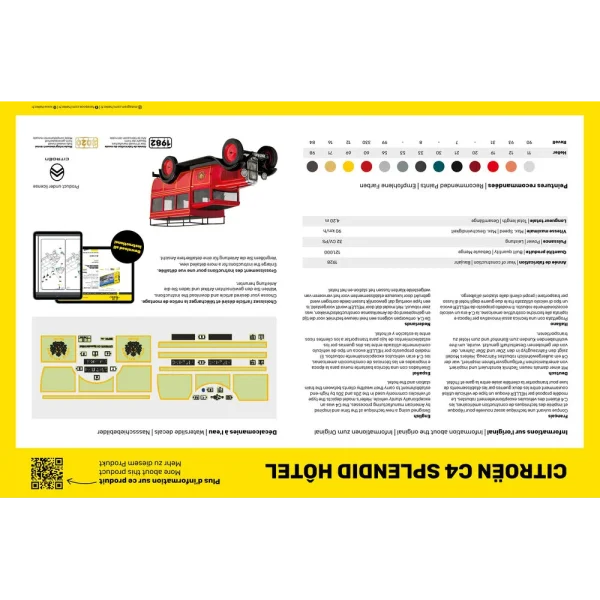 Heller - STARTER KIT Citroen C4 "Splendid Hotel" - 56713