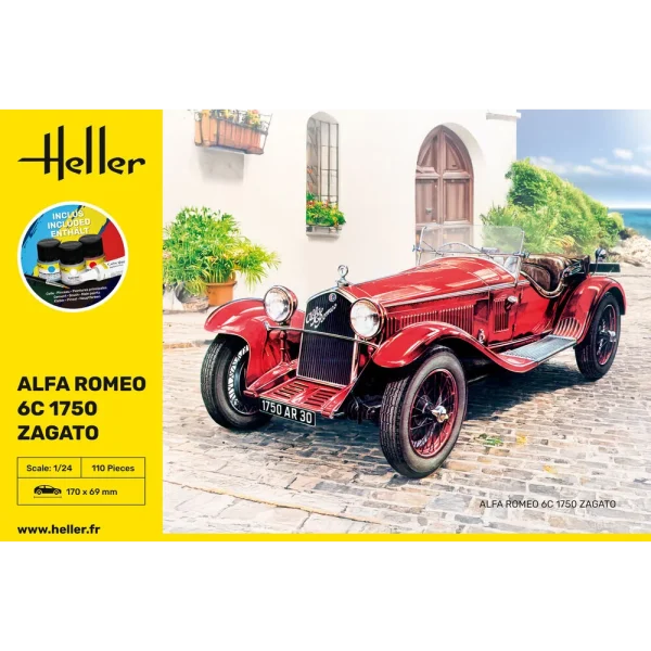 1000567150-2 Heller - STARTER KIT Alfa Romeo 6C 1750 Zagato - 56715
