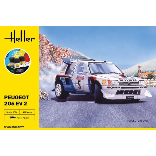 1000567160-2 Heller - STARTER KIT Peugeot 205 EV 2 - 56716