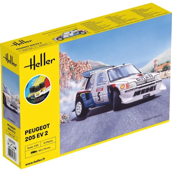 1000567160 Heller - STARTER KIT Peugeot 205 EV 2 - 56716