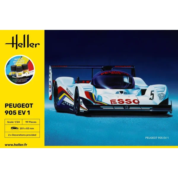 Heller - STARTER KIT Peugeot 905 EV 1 - 56718