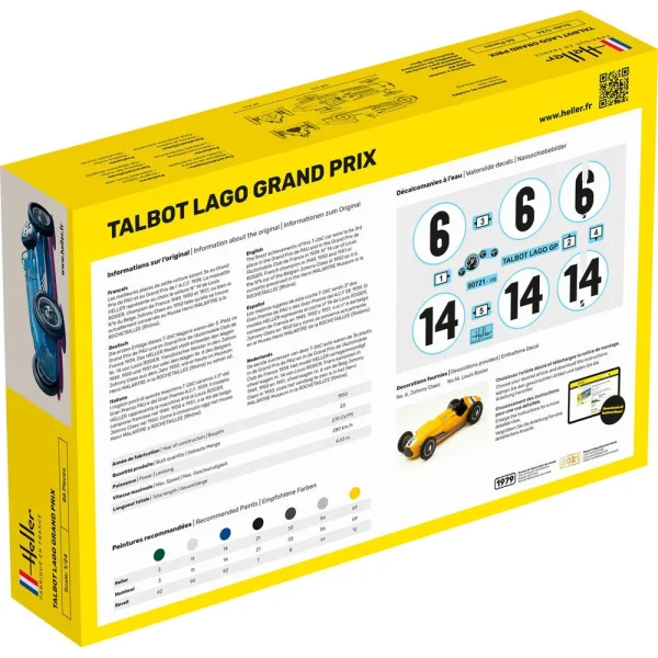 1000567210-1 Heller - STARTER KIT Talbot Lago Grand Prix - 56721