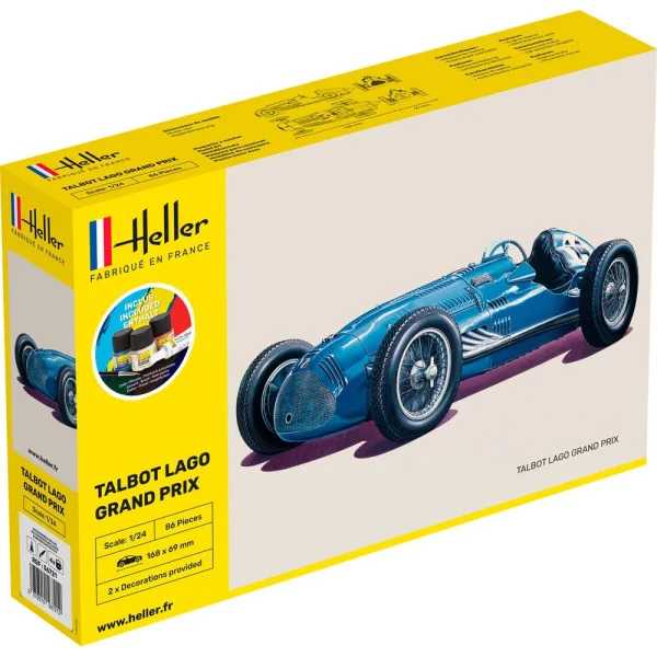 1000567210 Heller - STARTER KIT Talbot Lago Grand Prix - 56721