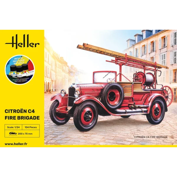 Heller - STARTER KIT Citroen C4 Fire Brigade - 56733