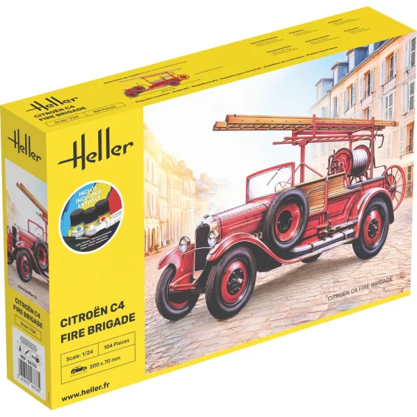 Heller - STARTER KIT Citroen C4 Fire Brigade - 56733