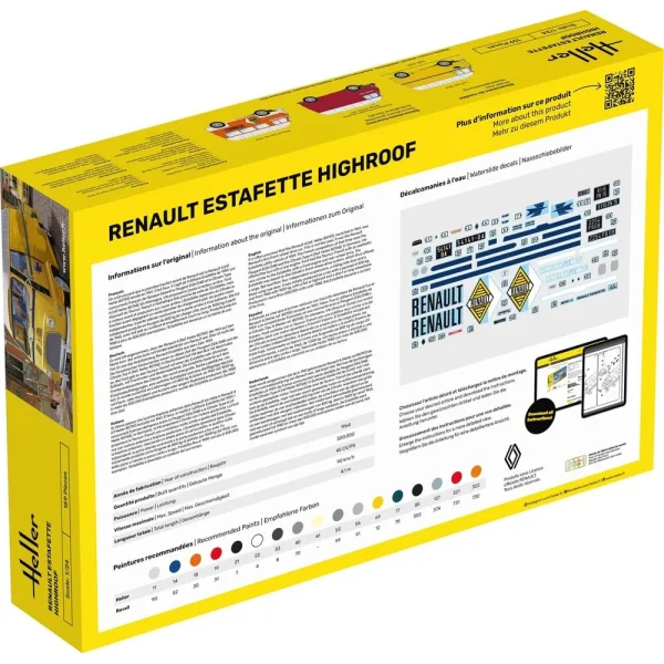 1000567400-1 Heller - STARTER KIT Renault Estafette Highroof - 56740