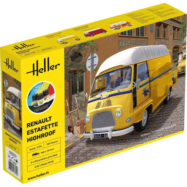 1000567400 Heller - STARTER KIT Renault Estafette Highroof - 56740