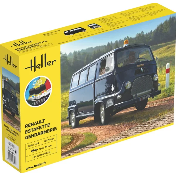 1000567420 Heller - STARTER KIT Renault Estafette Gendarmerie - 56742