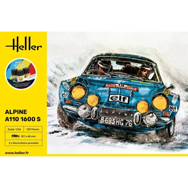 1000567450-2 Heller - STARTER KIT Alpine A110 (1600S) - 56745