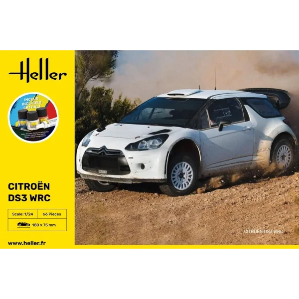 1000567580-2 Heller - STARTER KIT Citroen DS3 WRC - 56758