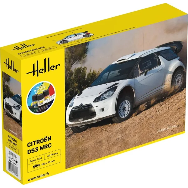 1000567580 Heller - STARTER KIT Citroen DS3 WRC - 56758