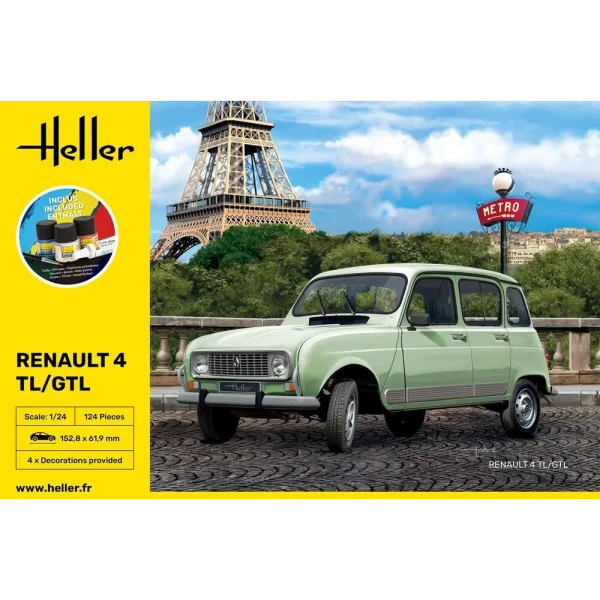 1000567590-2 Heller - STARTER KIT Renault 4TL/GTL - 56759