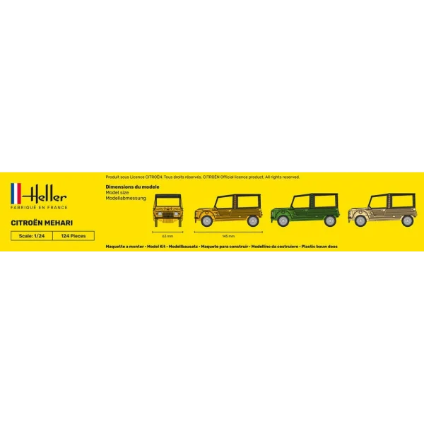 Heller - STARTER KIT Citroen Mehari - 56760