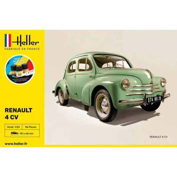 Heller - STARTER KIT Renault 4 CV - 56762