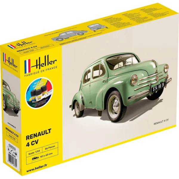 Heller - STARTER KIT Renault 4 CV - 56762