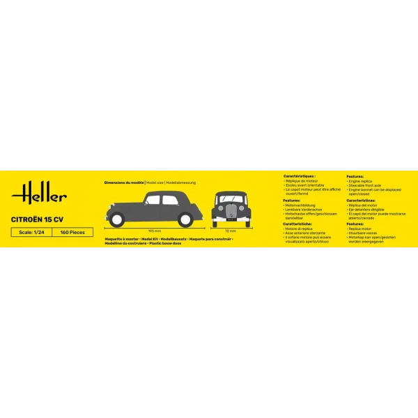 Heller - STARTER KIT Citroen 15 CV - 56763
